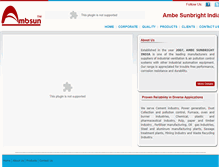 Tablet Screenshot of ambsun.com